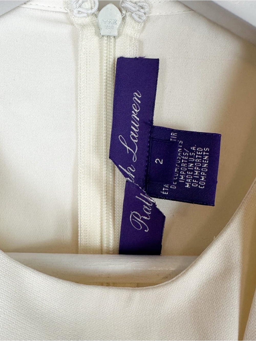 Ralph Lauren Purple Label Ivory Wool Silk Sheath Dress - Picture 4 of 15